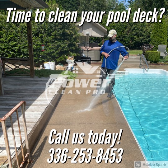 Pool Deck Cleaning