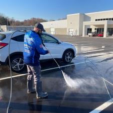 Construction Cleanup at Vann York Honda in High Point, NC 1