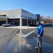 Construction Cleanup at Vann York Honda in High Point, NC 2