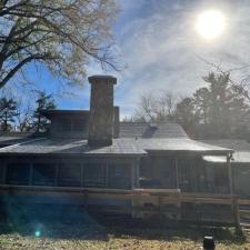 Farm House Roof Wash and Gutter Cleaning in Pleasant Garden, NC 8