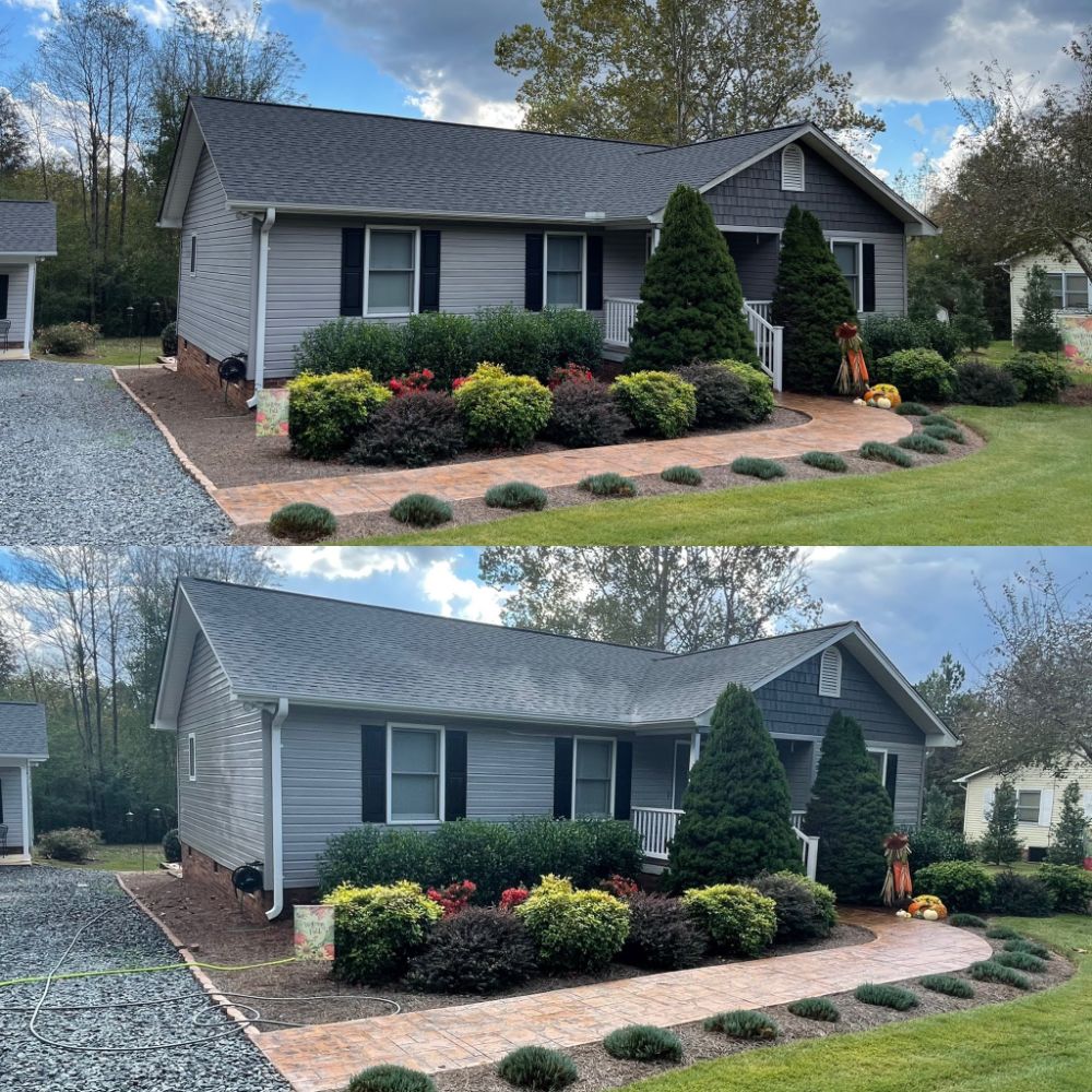 House and Shed Wash at Waynick Meadows Rd in Asheboro, NC