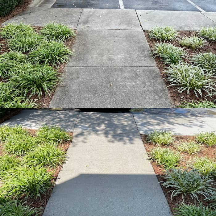 Sidewalk high point powerclean