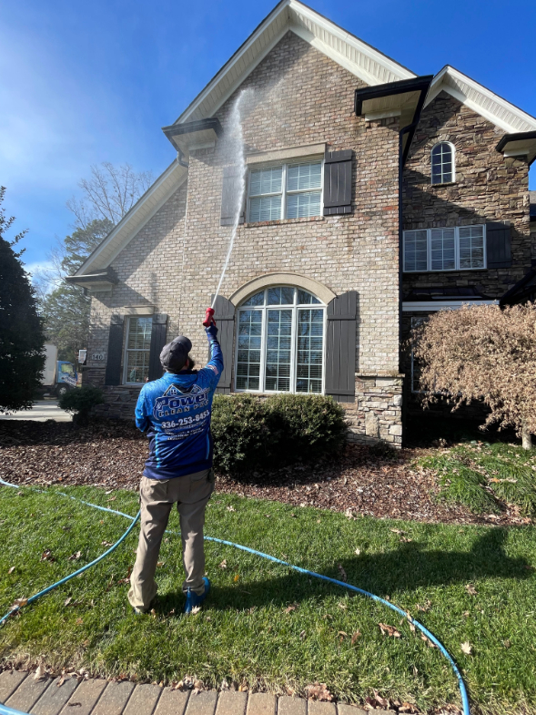 House Washing and Property Cleanup on Old Pond Ln in High Point, NC