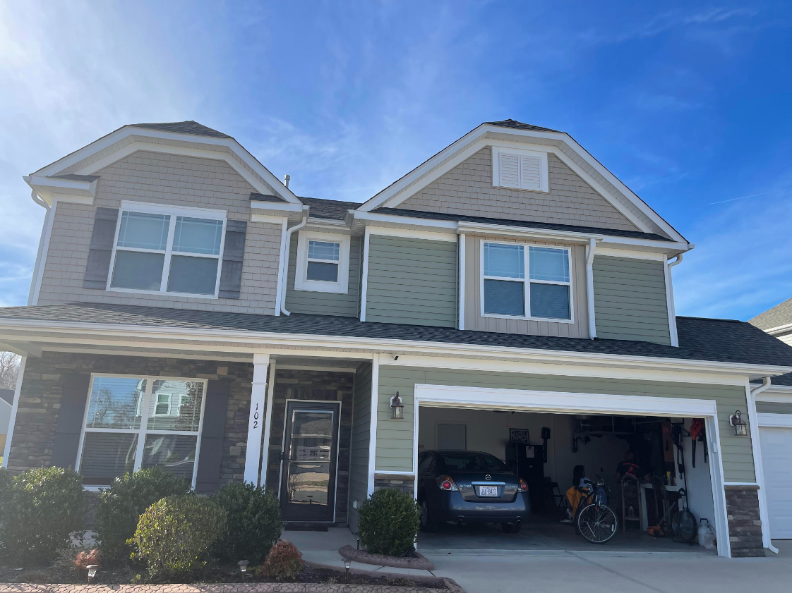 House Washing on Bolivia Court in Whitsett, NC